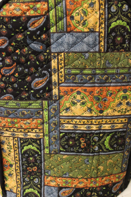 Black Patch Quilted KitchenAid Mixer Cover