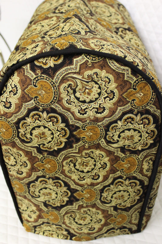 Black Paisley Quilted KitchenAid Mixer Cover