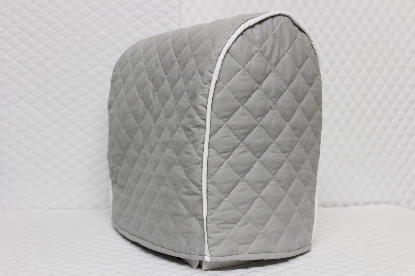 Ash Grey Quilted KitchenAid Mixer Cover