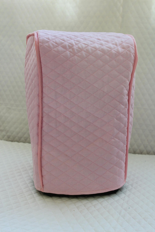 Pink Quilted Coffee Maker Cover