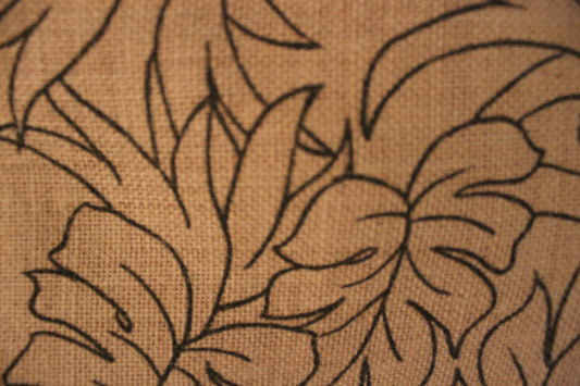 Vine Design Burlap Toaster Cover