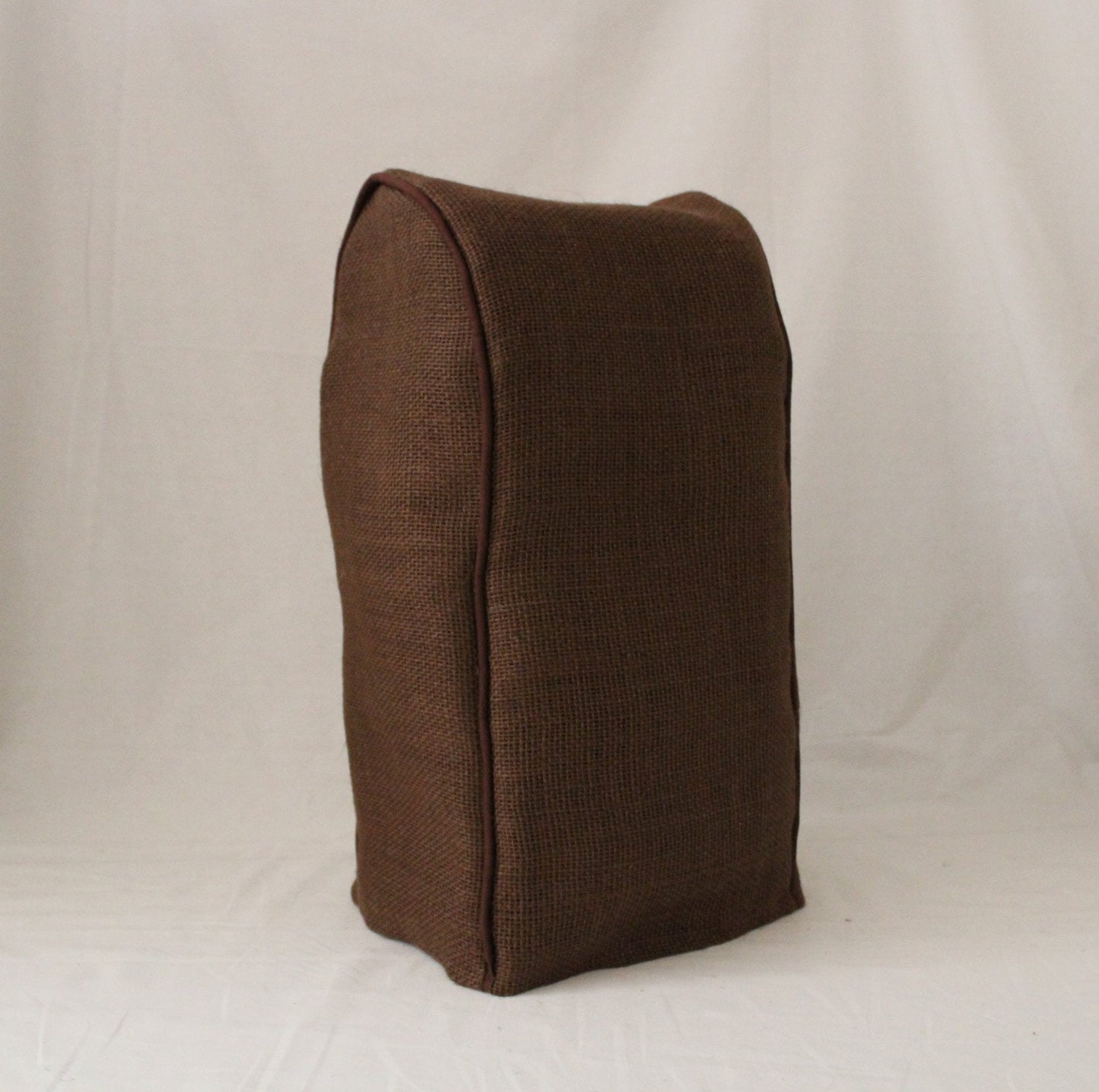 Brown Burlap Coffee Maker Cover