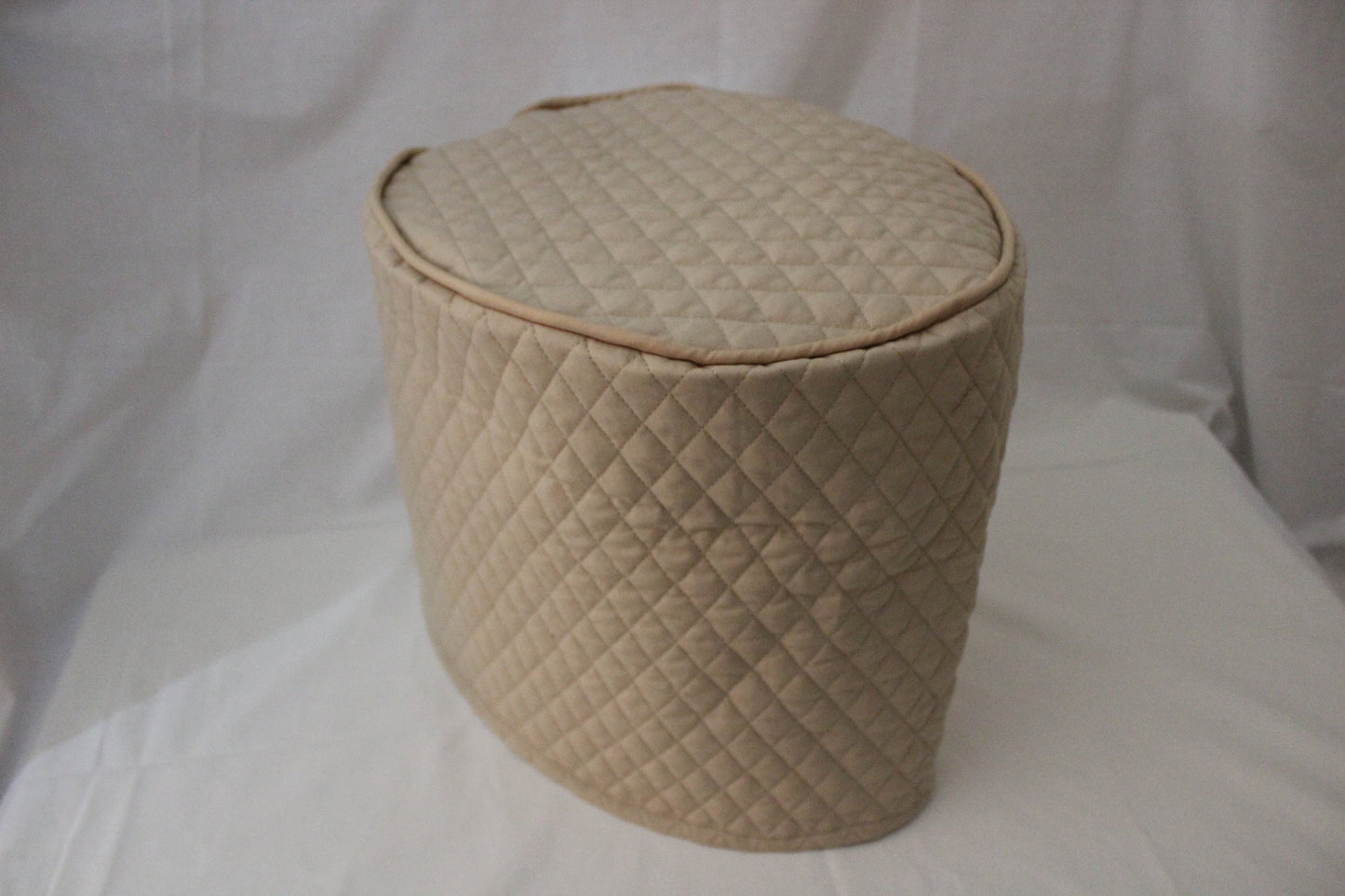 Beige Quilted Slow Cooker Cover
