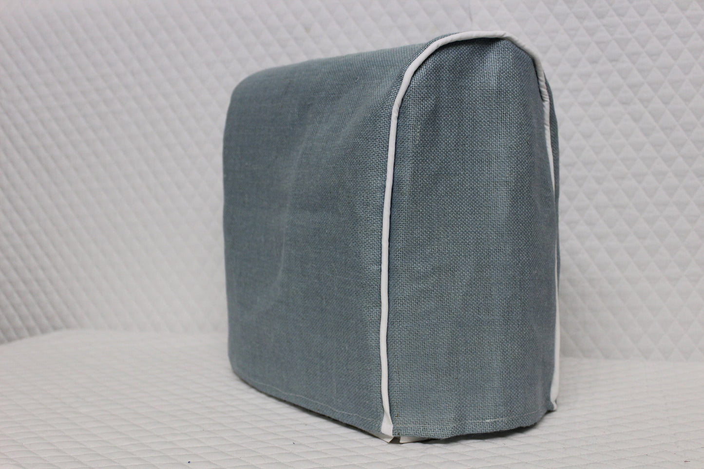 Baby Blue Burlap KitchenAid Mixer Cover