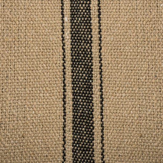 Black Feedsack Table Runner