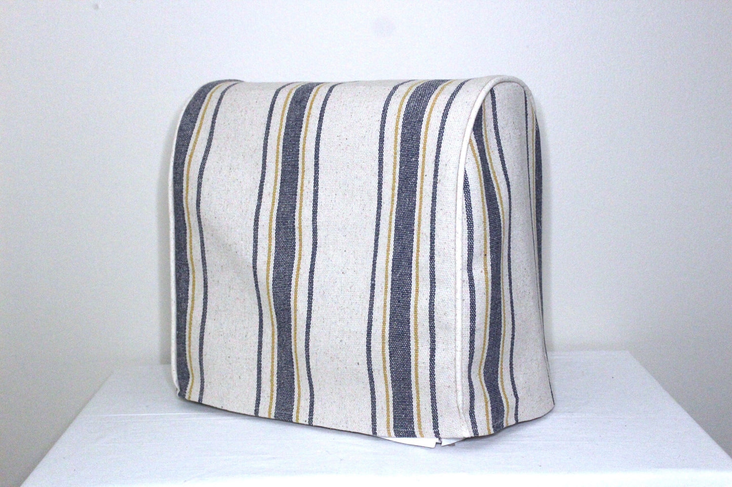 Blue Gold Feedsack Sunbeam MixMaster Cover