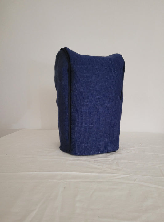 Navy Burlap Vitamix Cover