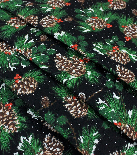 Black and Red Plaid Quilted Air Fryer Cover