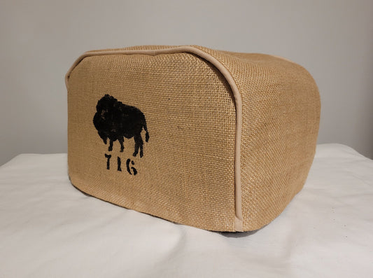Buffalo Collection Burlap Toaster Cover