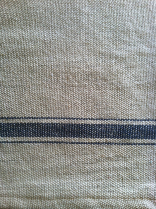 Blue Feedsack Table Runner