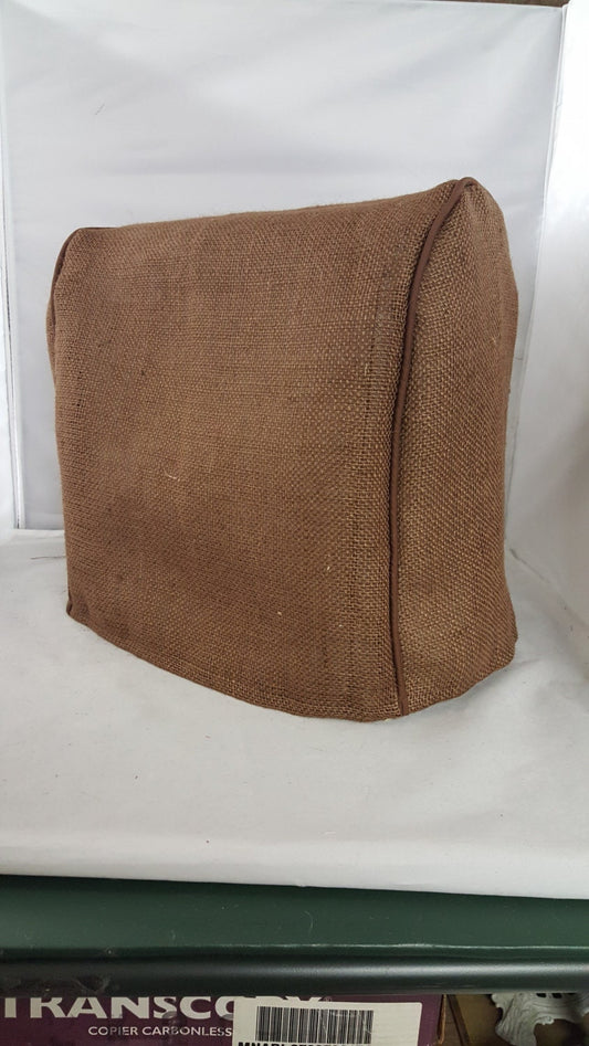 Brown Burlap Sunbeam MixMaster Cover