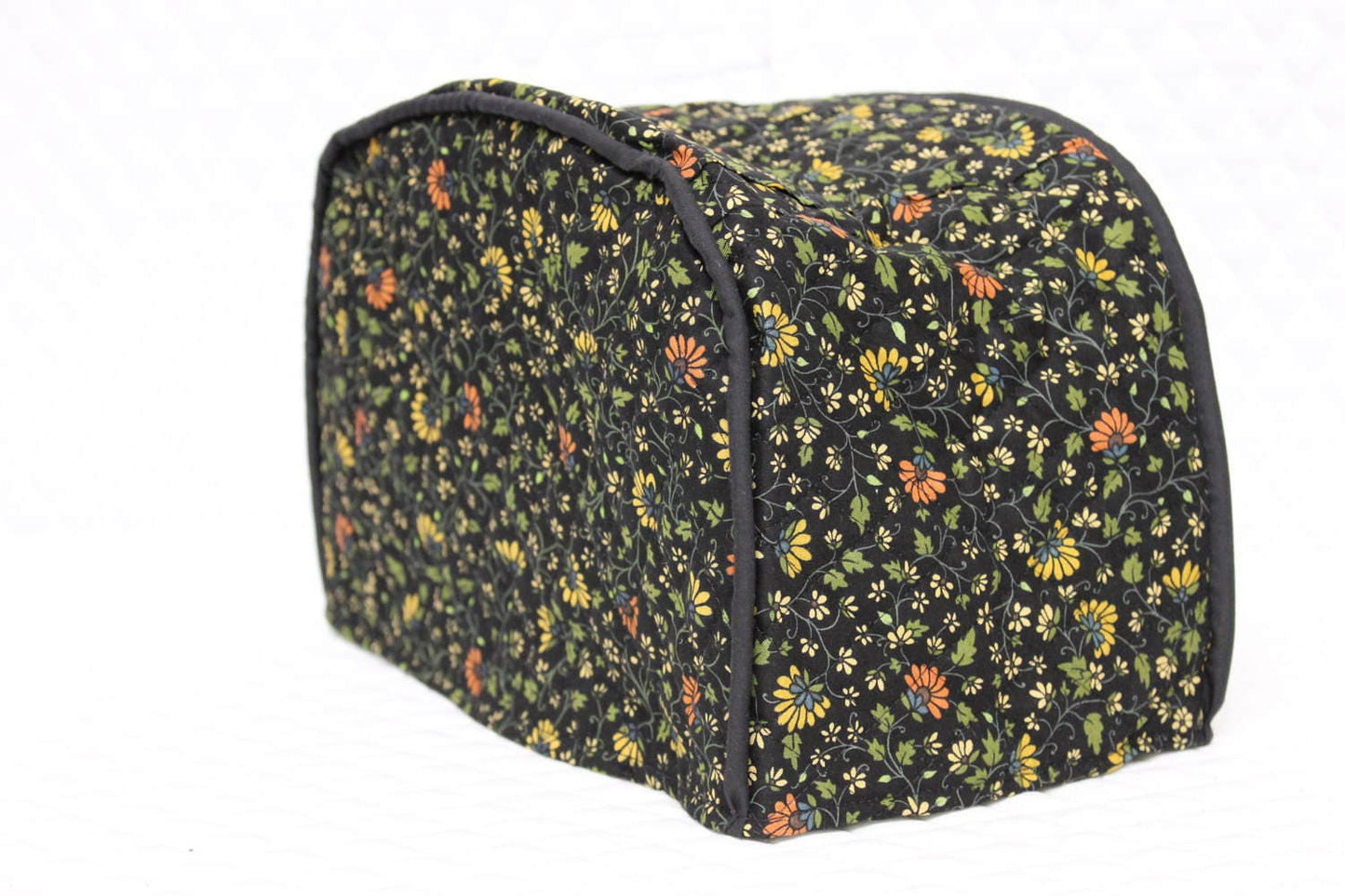 Midnight Floral Quilted Toaster Cover