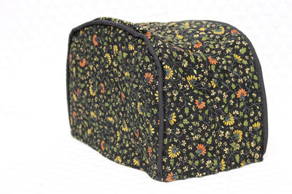 Midnight Floral Quilted Toaster Cover