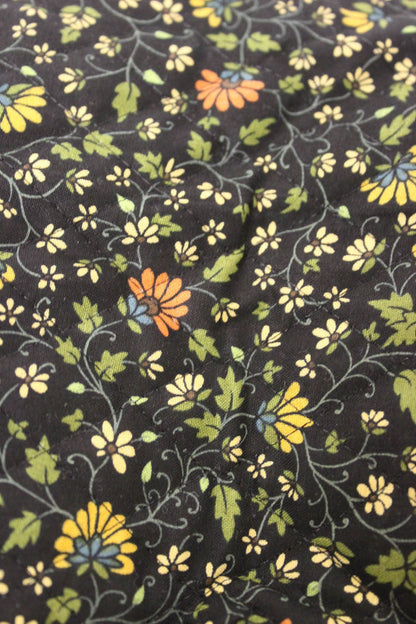 Midnight Floral Quilted Toaster Cover