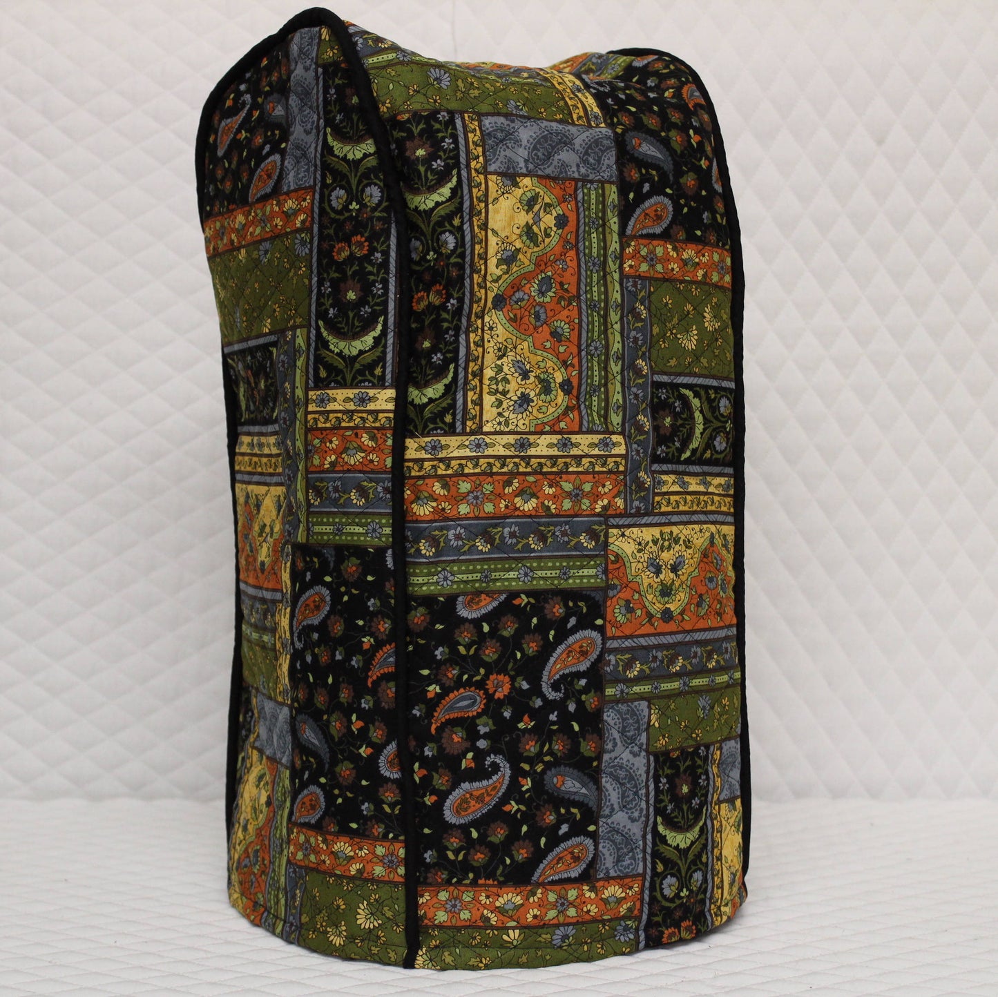 Black Patch Quilted Blender Cover