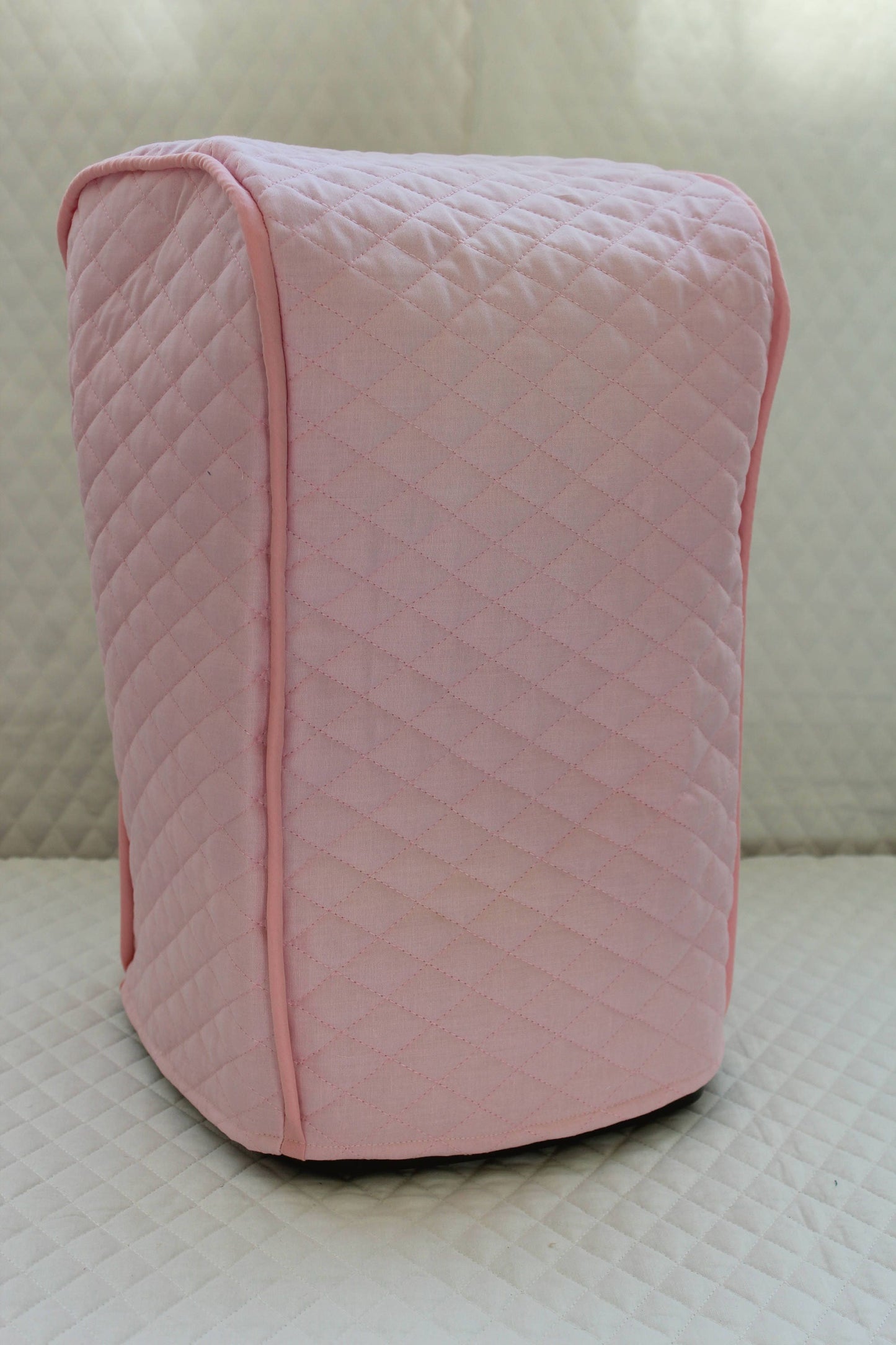 Pink Quilted Coffee Maker Cover