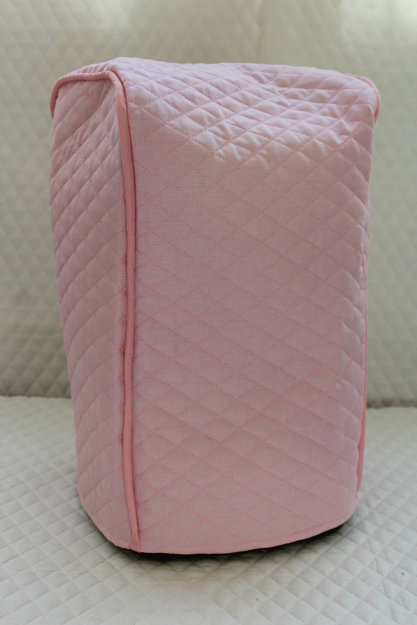 Pink Quilted Food Processor Cover