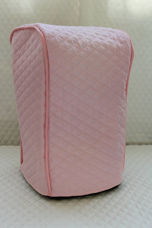Pink Quilted Food Processor Cover
