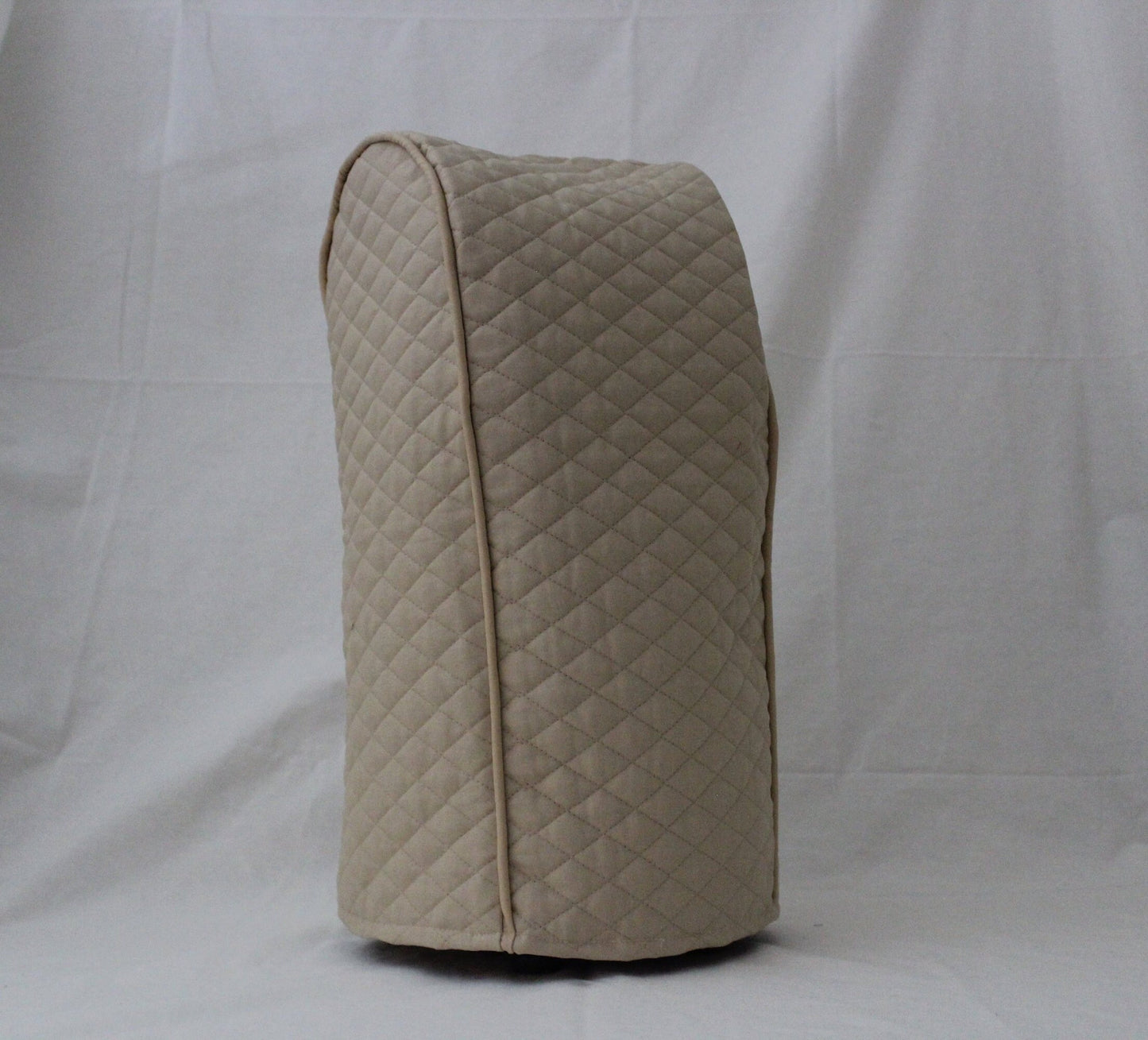 Beige Quilted Food Processor Cover