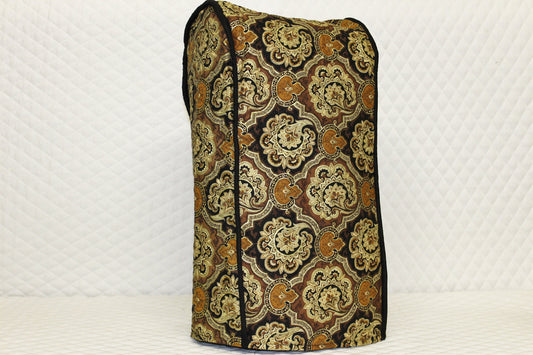 Black Paisley Quilted Food Processor Cover