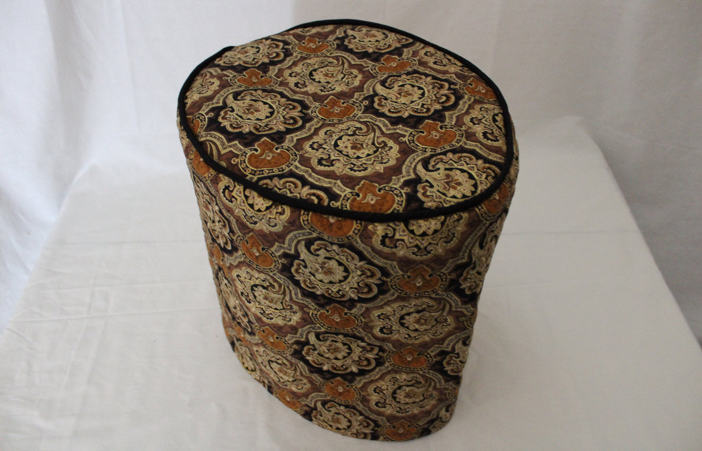 Black Paisley Quilted Keurig Cover