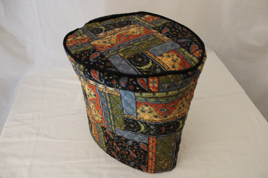 Black Patch Quilted Keurig Cover