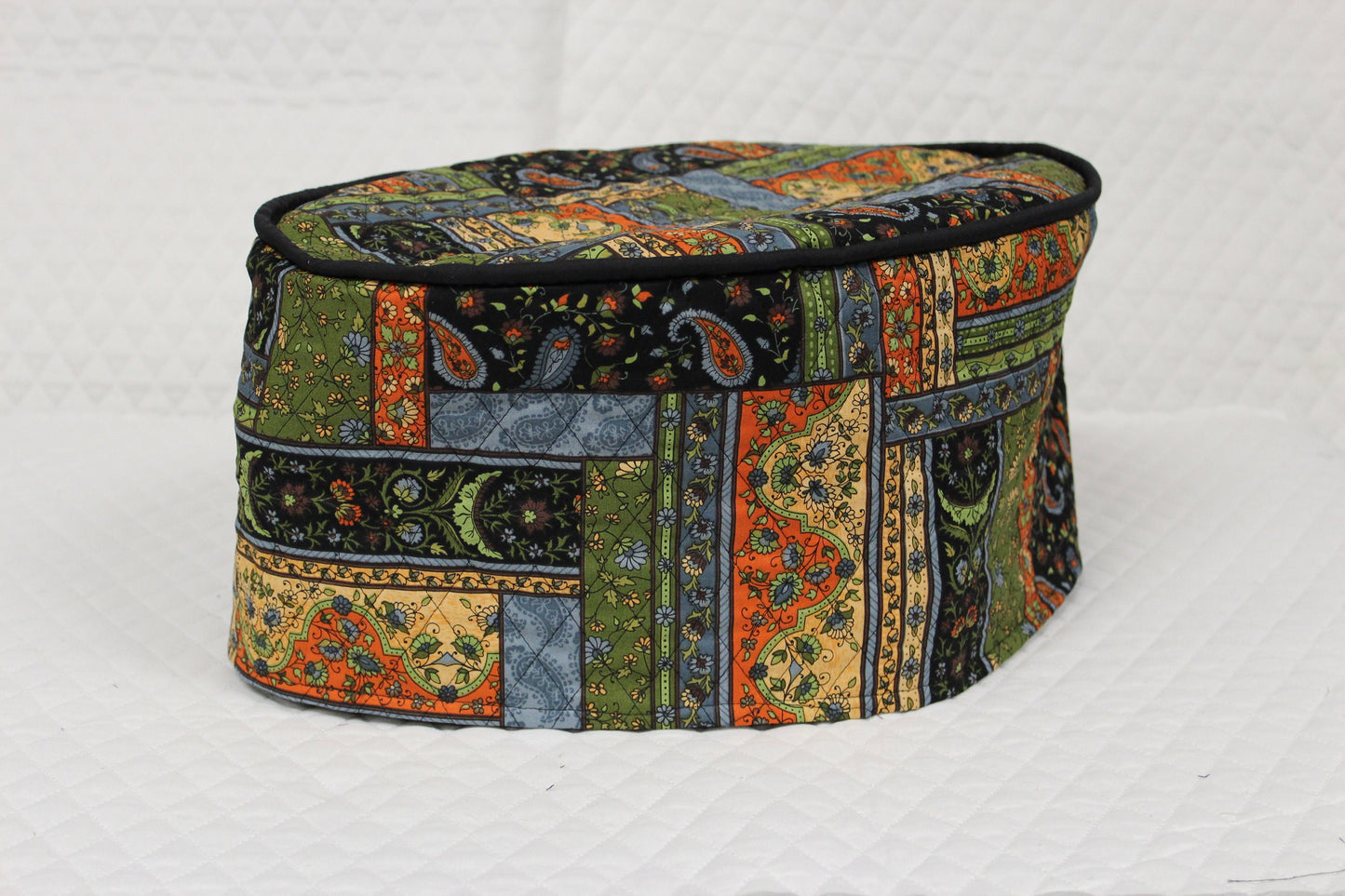 Black Patch Quilted Slow Cooker Cover
