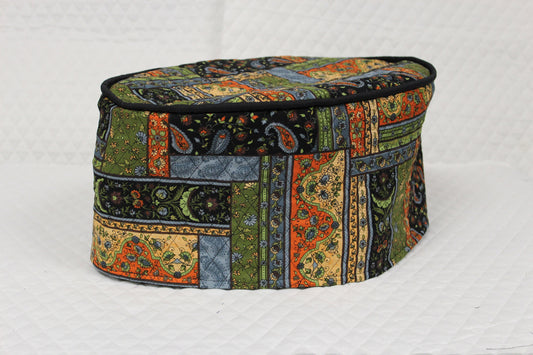 Black Patch Quilted Slow Cooker Cover