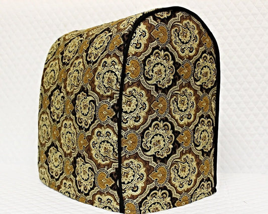 Black Paisley Quilted Air Fryer Cover