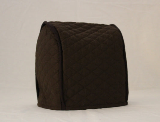 Brown Quilted Can Opener Cover