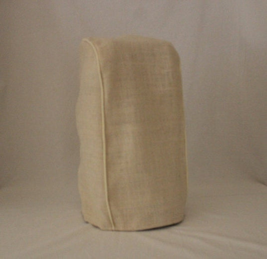 Cream Burlap Food Processor Cover