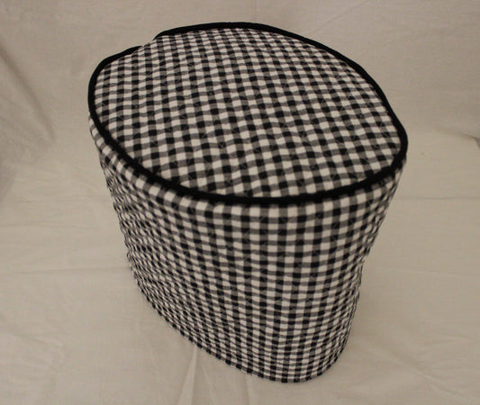 Black Check Keurig Cover