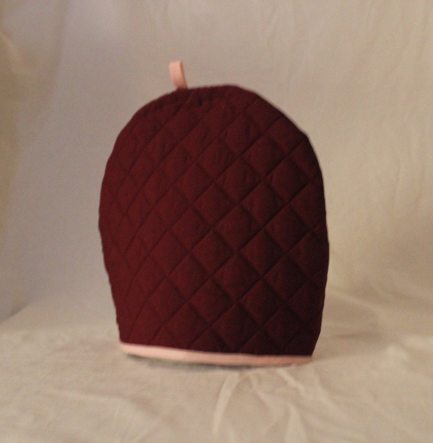 Burgundy Quilted Quilted Tea Cozy