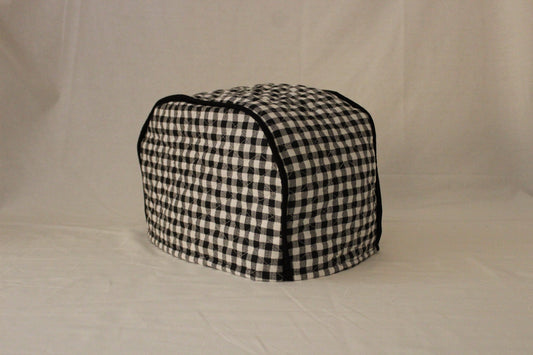 Black Check Toaster Cover