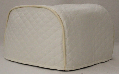 Cream Quilted Toaster Cover