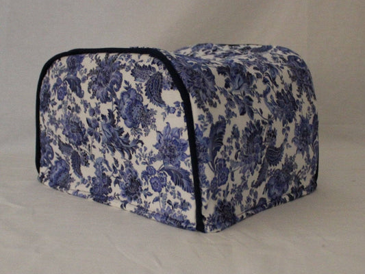 Blue Floral Toaster Cover