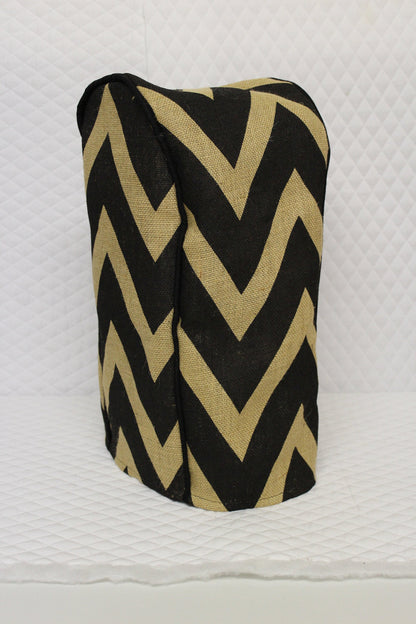 Large Chevron Burlap Ninja Cover