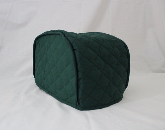 Hunter Green Quilted Toaster Cover