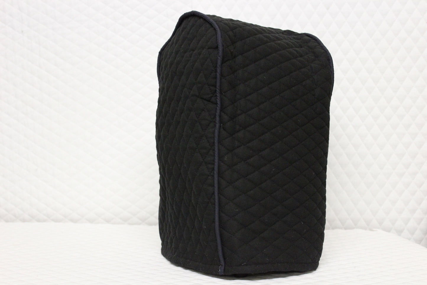 Black Quilted Coffee Maker Cover