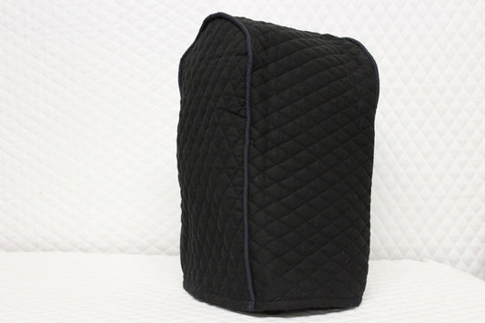 Black Quilted Coffee Maker Cover