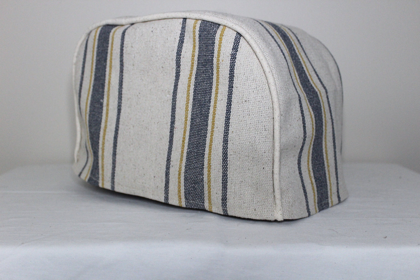 Blue and Gold Feedsack Toaster Cover