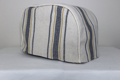 Blue and Gold Feedsack Toaster Cover