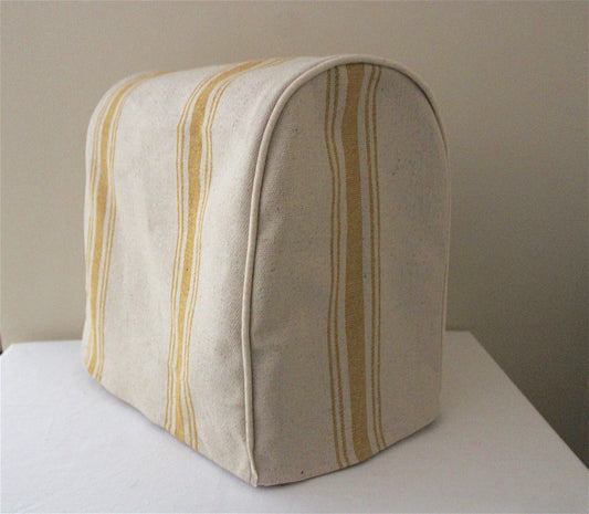 Gold Feedsack Tea Kettle Cover
