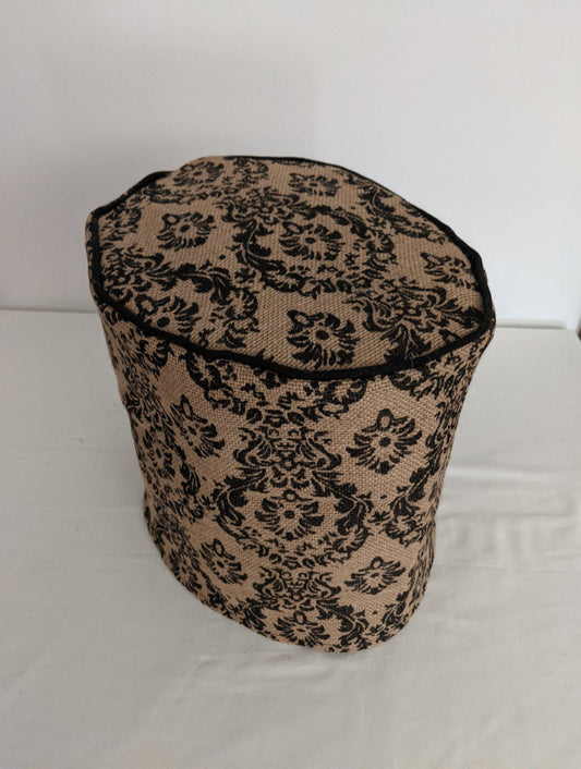Ninja Foodi Cover, Black Damask Burlap Cover Compatible with Ninja Foodi Pressure Cooker