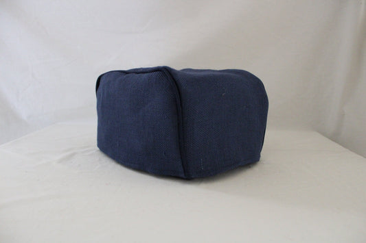 Navy Burlap Ninja Foodi Grill Cover