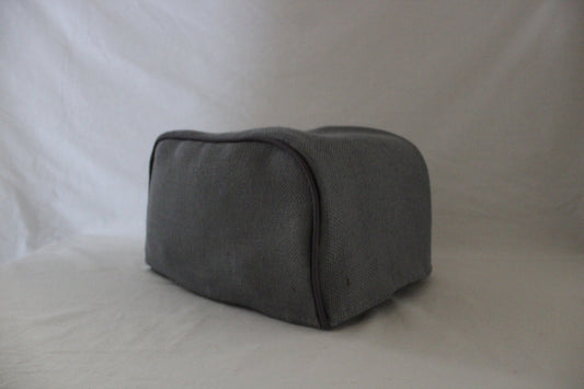 Gray Burlap Ninja Foodi Grill Cover