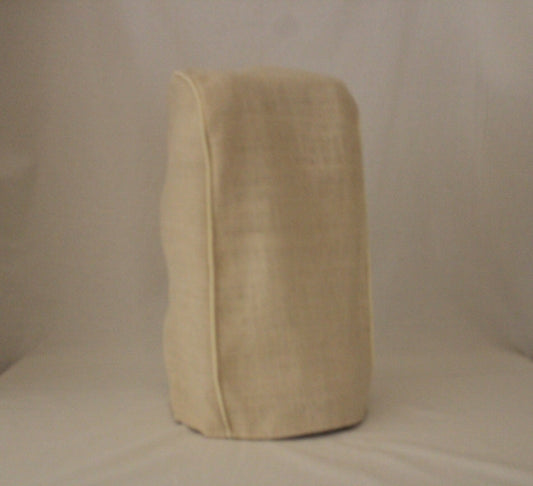 Cream Burlap Coffee Maker Cover