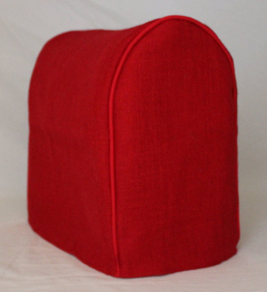 Red Burlap Air Fryer Cover