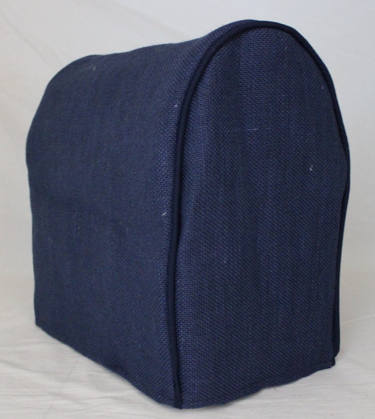 Navy Burlap Air Fryer Cover