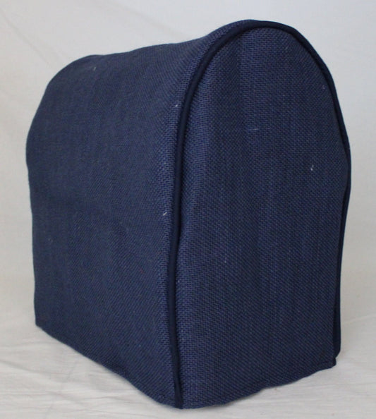 Navy Burlap Air Fryer Cover